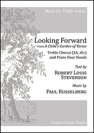 Looking Forward (from A Childs Garden of Verses) SA choral sheet music cover Thumbnail